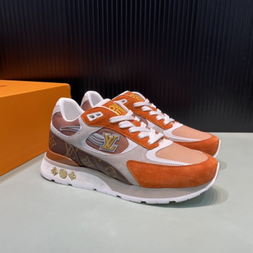 Louis Vuitton Men Shoes Sports RUN AWAY SNEAKER Ebene Running Design Luxury Brand 1A8JLU with Original Box