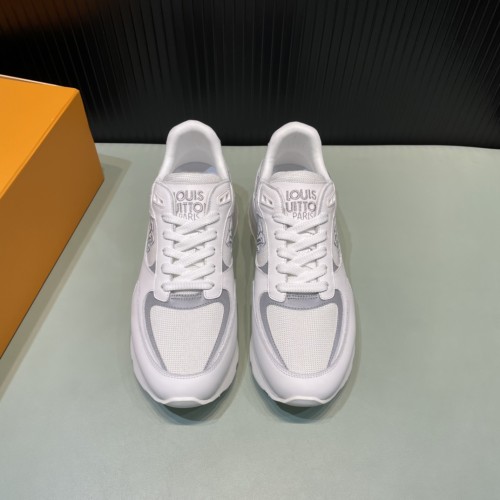 Louis Vuitton Men Shoes Sports RUN AWAY SNEAKER Ebene Running Design Luxury Brand with Original Box