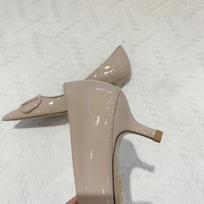 Valentino Women Shoes Mule Flip Flop Sandals VLOGO SIGNATURE CALFSKIN PUMP 45MM / 1.8 IN. Luxury Brand with Original Box