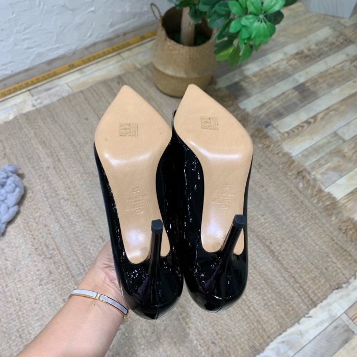 Valentino Women Shoes Mule Flip Flop Sandals VLOGO SIGNATURE CALFSKIN PUMP 80MM Luxury Brand with Original Box