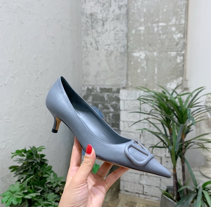 Valentino Women Shoes Mule Flip Flop Sandals VLOGO SIGNATURE CALFSKIN PUMP 45MM / 1.8 IN. with Original Box