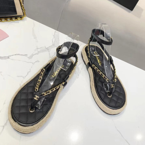 Chanel Women Shoes Fashion Summer Sandals Slippers Luxury Brand with Original Box