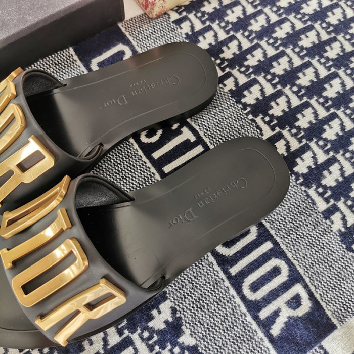 Dior Women Shoes Mule DWAY SLIDE Luxury Brand with Original Box