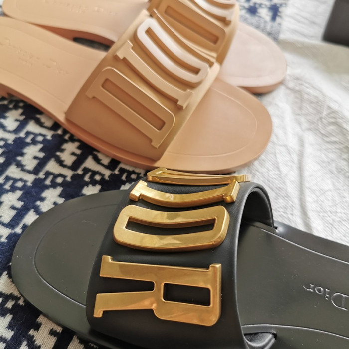 Dior Women Shoes Mule DWAY SLIDE Luxury Brand with Original Box