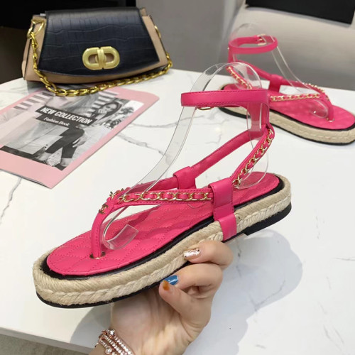 Chanel Women Shoes Fashion Summer Sandals Slippers Luxury Brand with Original Box
