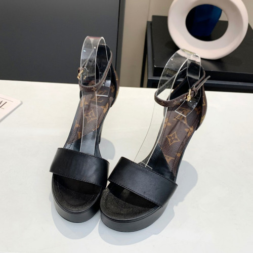Louis Vuitton Women Shoes Sandals Fashion Summer Luxury Brand AFTERGLOW PLATFORM SANDAL 1A8N7V with Original Box