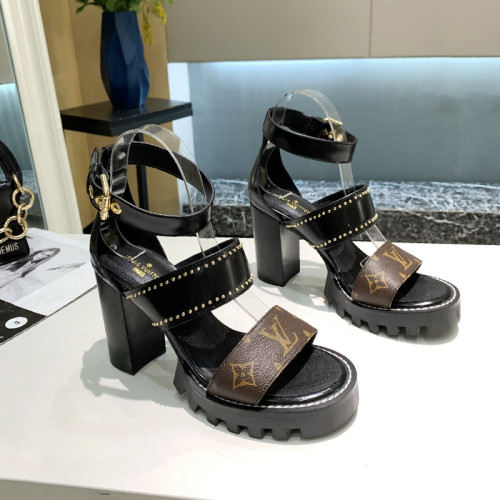 Louis Vuitton Women Shoes Sandals Fashion Luxury Brand STAR TRAIL SANDAL 1A8N76 with Original Box Summer Sandals