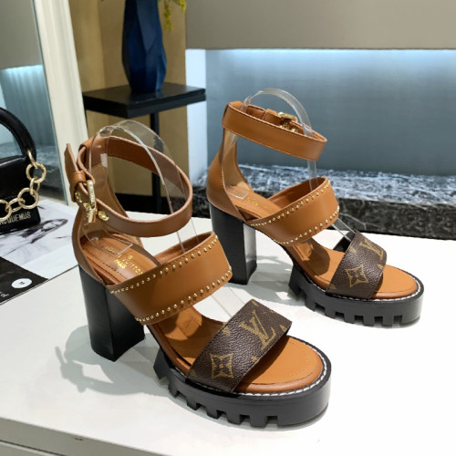 Louis Vuitton Women Shoes Sandals Fashion Luxury Brand STAR TRAIL SANDAL with Original Box Summer Sandals