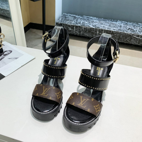 Louis Vuitton Women Shoes Sandals Fashion Luxury Brand STAR TRAIL SANDAL 1A8N76 with Original Box Summer Sandals