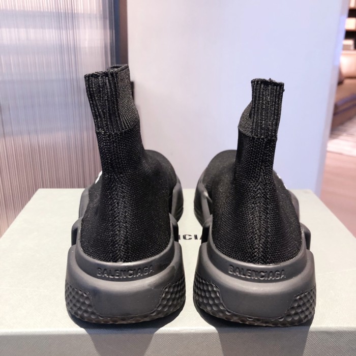 Balenciaga Men Shoes Sneakers Breathable Design Luxury Brand MEN'S SPEED SNEAKER IN BLACK with Original Box 645056W2DBP1013