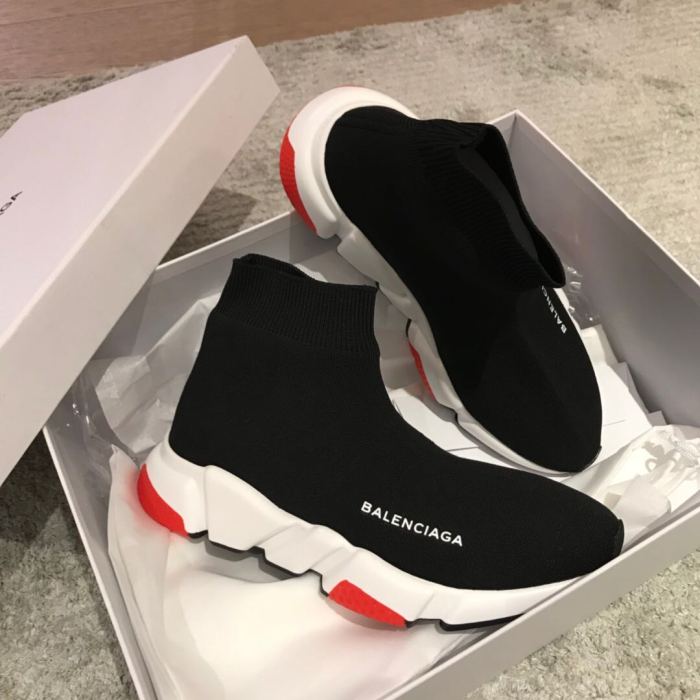 Balenciaga Men Shoes Sneakers Breathable Design Luxury Brand Speed Sneaker in Knit with Original Box