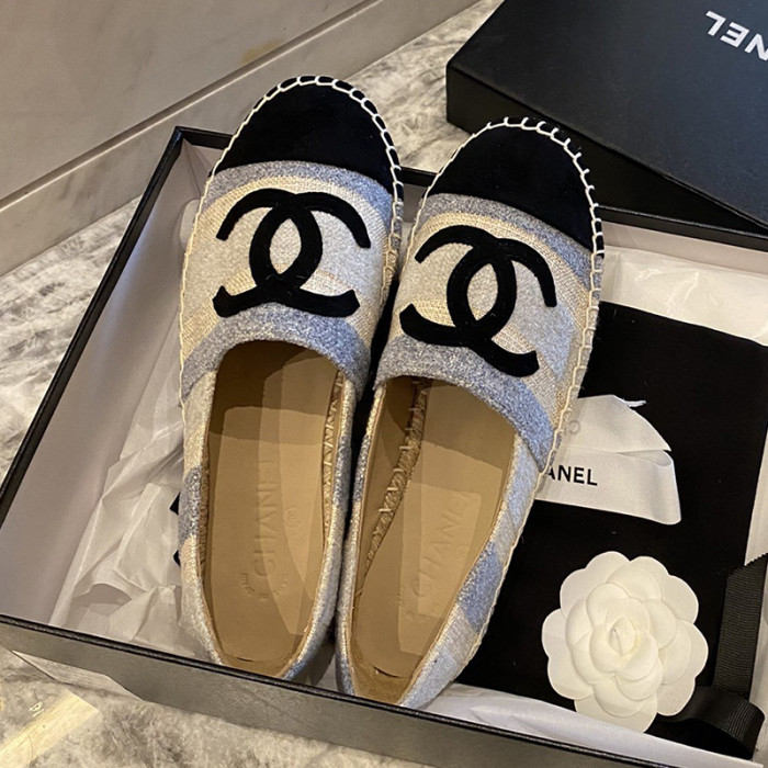 Chanel Women Shoes Fashion Espadrille Luxury Brand Casual Shoes for Women ESPADRILLE with Original Box Espadrilles