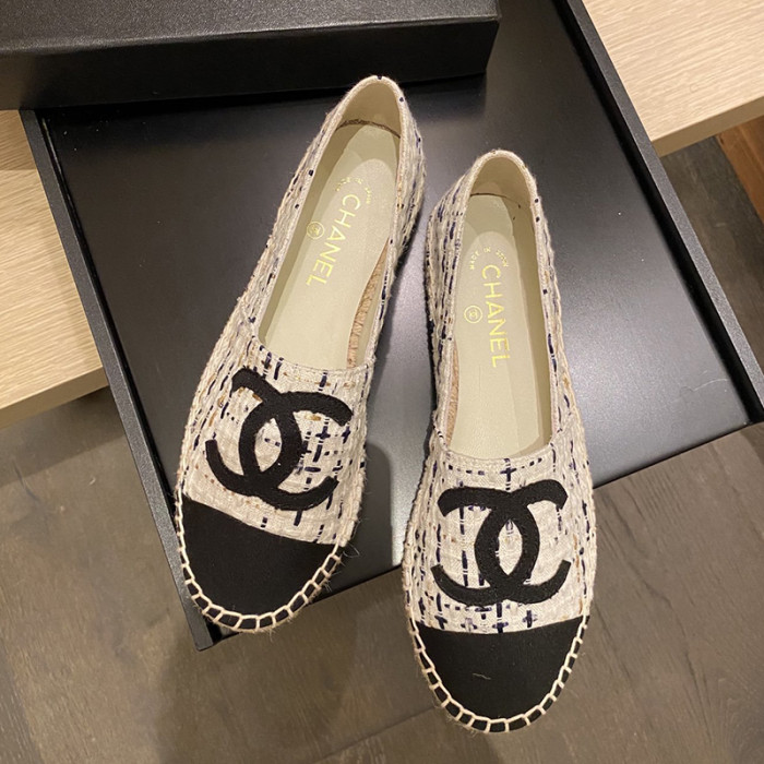 Chanel Women Shoes Fashion Espadrille Luxury Brand Casual Shoes for Women ESPADRILLE with Original Box Espadrilles