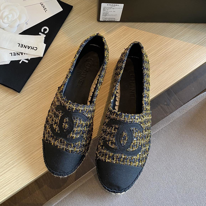 Chanel Women Shoes Fashion Espadrille Luxury Brand Casual Shoes for Women ESPADRILLE with Original Box Espadrilles