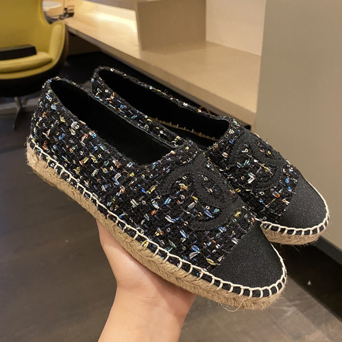 Chanel Women Shoes Fashion Espadrille Luxury Brand Casual Shoes for Women ESPADRILLE with Original Box Espadrilles