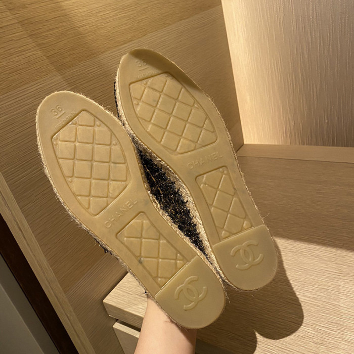 Chanel Women Shoes Fashion Espadrille Luxury Brand Casual Shoes for Women ESPADRILLE with Original Box Espadrilles