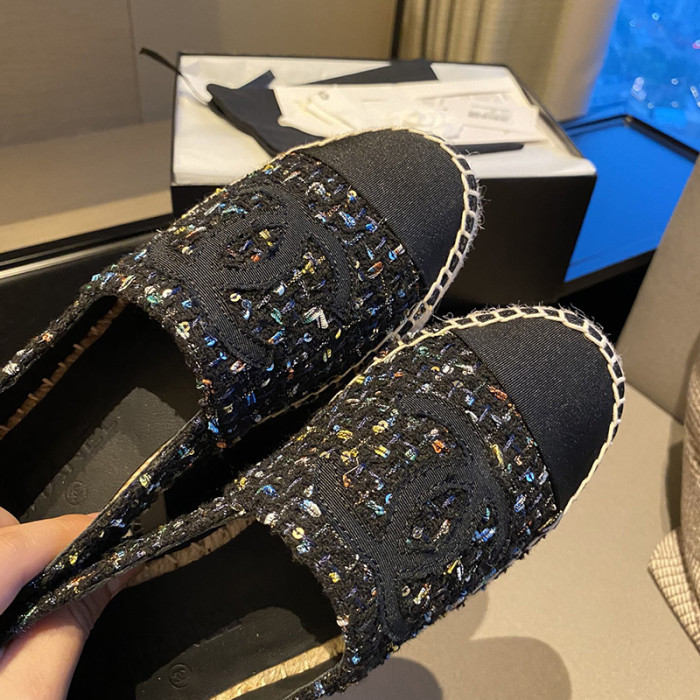 Chanel Women Shoes Fashion Espadrille Luxury Brand Casual Shoes for Women ESPADRILLE with Original Box Espadrilles