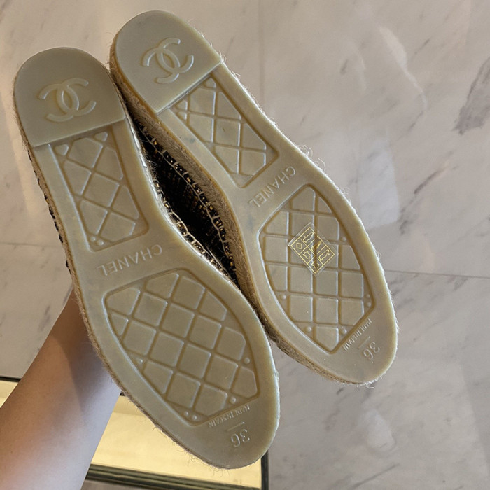 Chanel Women Shoes Fashion Espadrille Luxury Brand Casual Shoes for Women ESPADRILLE with Original Box Espadrilles
