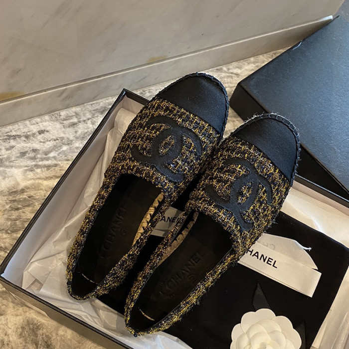 Chanel Women Shoes Fashion Espadrille Luxury Brand Casual Shoes for Women ESPADRILLE with Original Box Espadrilles