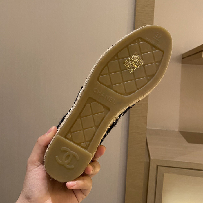 Chanel Women Shoes Fashion Espadrille Luxury Brand Casual Shoes for Women ESPADRILLE with Original Box Espadrilles