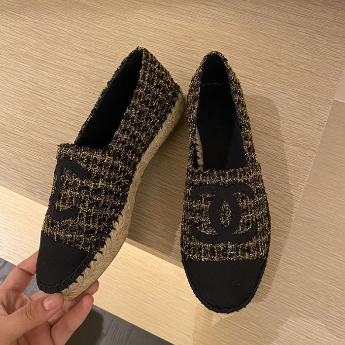 Chanel Women Shoes Fashion Espadrille Luxury Brand Casual Shoes for Women ESPADRILLE with Original Box Espadrilles