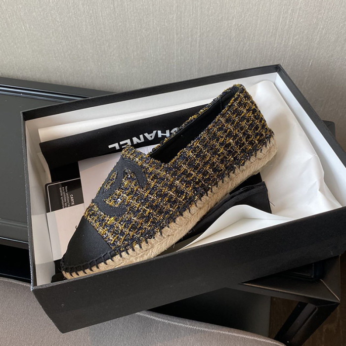 Chanel Women Shoes Fashion Espadrille Luxury Brand Casual Shoes for Women ESPADRILLE with Original Box Espadrilles