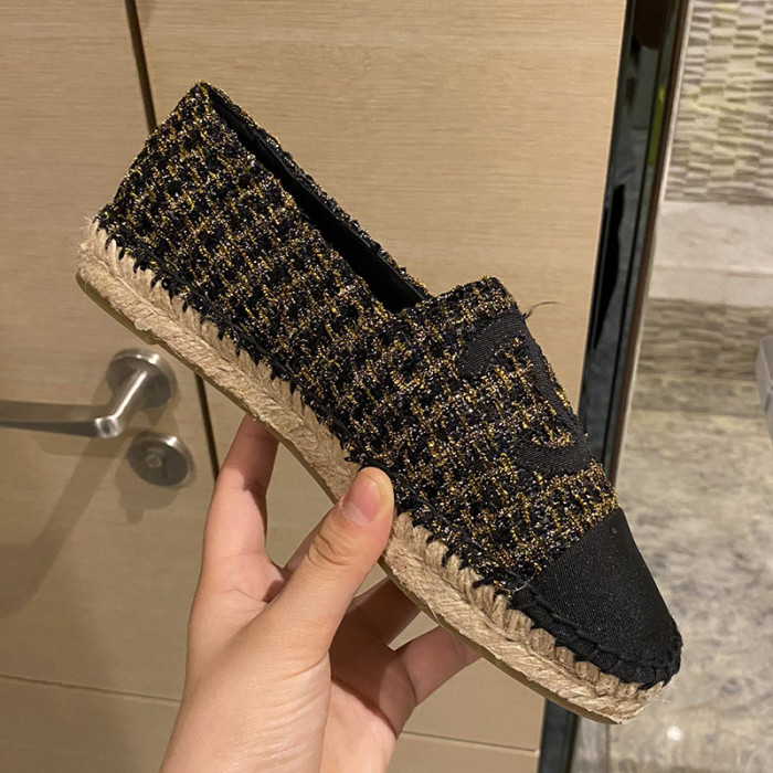 Chanel Women Shoes Fashion Espadrille Luxury Brand Casual Shoes for Women ESPADRILLE with Original Box Espadrilles
