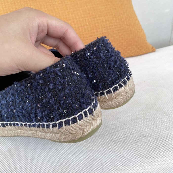 Chanel Women Shoes Fashion Espadrille Luxury Brand Casual Shoes for Women ESPADRILLE with Original Box Espadrilles