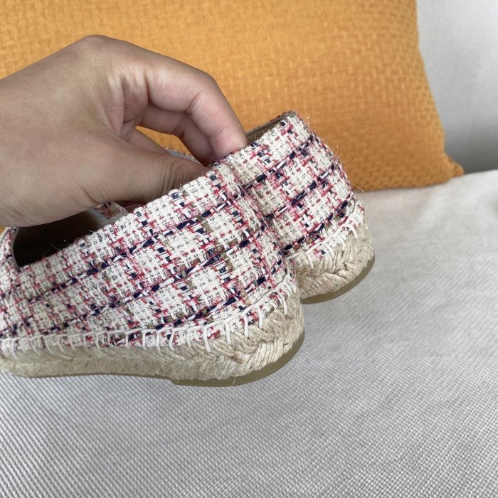 Chanel Women Shoes Fashion Espadrille Luxury Brand Casual Shoes for Women ESPADRILLE with Original Box Espadrilles