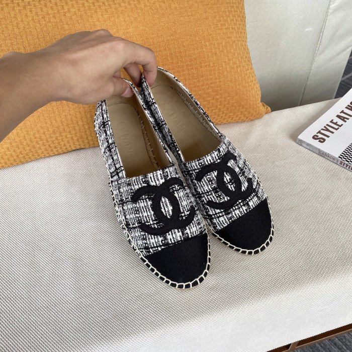 Chanel Women Shoes Fashion Espadrille Luxury Brand Casual Shoes for Women ESPADRILLE with Original Box Espadrilles