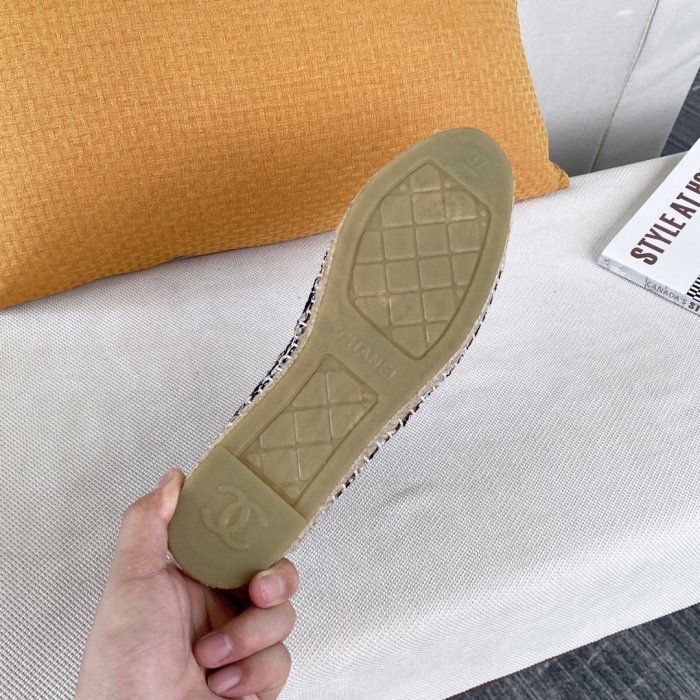 Chanel Women Shoes Fashion Espadrille Luxury Brand Casual Shoes for Women ESPADRILLE with Original Box Espadrilles