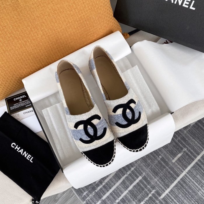 Chanel Women Shoes Fashion Espadrille Luxury Brand Casual Shoes for Women ESPADRILLE with Original Box Espadrilles