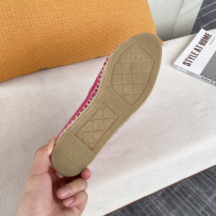 Chanel Women Shoes Fashion Espadrille Luxury Brand Casual Shoes for Women ESPADRILLE with Original Box Espadrilles