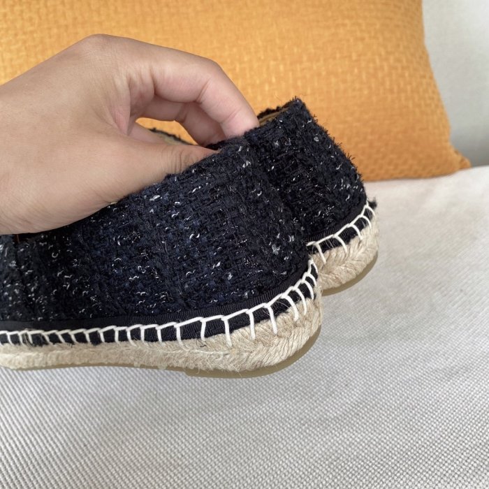 Chanel Women Shoes Fashion Espadrille Luxury Brand Casual Shoes for Women ESPADRILLE with Original Box Espadrilles