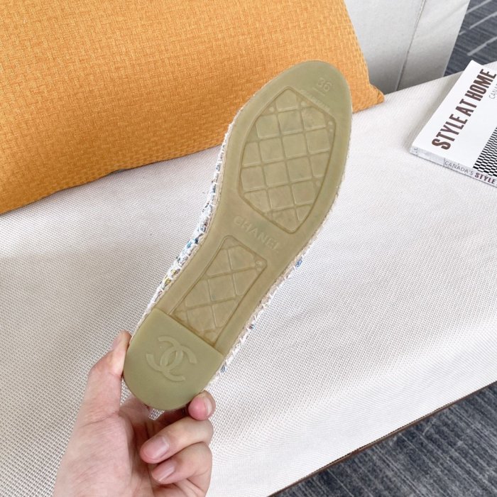 Chanel Women Shoes Fashion Espadrille Luxury Brand Casual Shoes for Women ESPADRILLE with Original Box Espadrilles