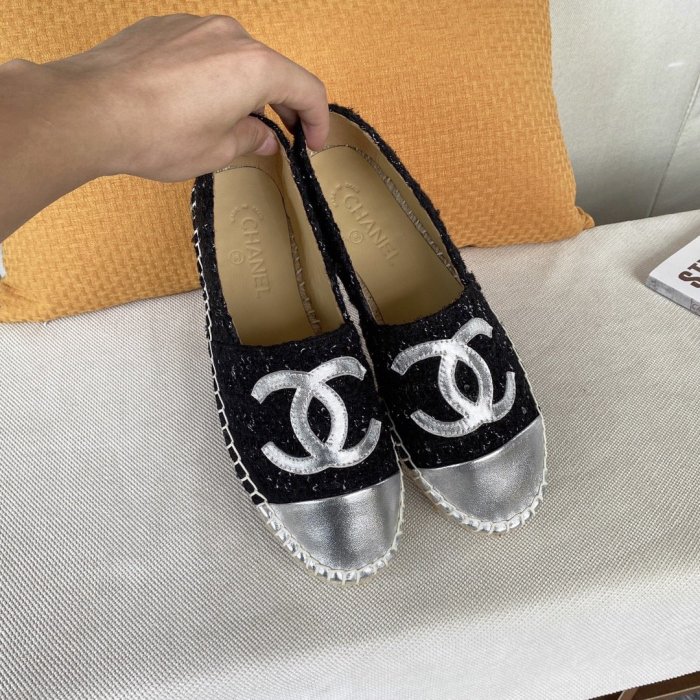 Chanel Women Shoes Fashion Espadrille Luxury Brand Casual Shoes for Women ESPADRILLE with Original Box Espadrilles
