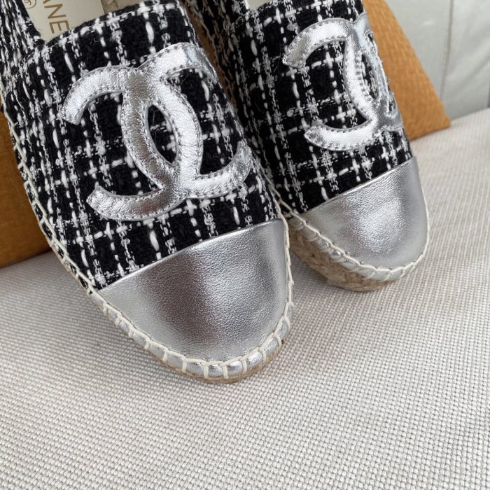 Chanel Women Shoes Fashion Espadrille Luxury Brand Casual Shoes for Women ESPADRILLE with Original Box Espadrilles