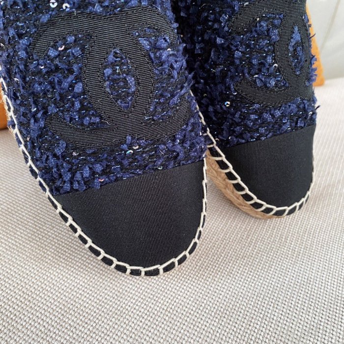 Chanel Women Shoes Fashion Espadrille Luxury Brand Casual Shoes for Women ESPADRILLE with Original Box Espadrilles