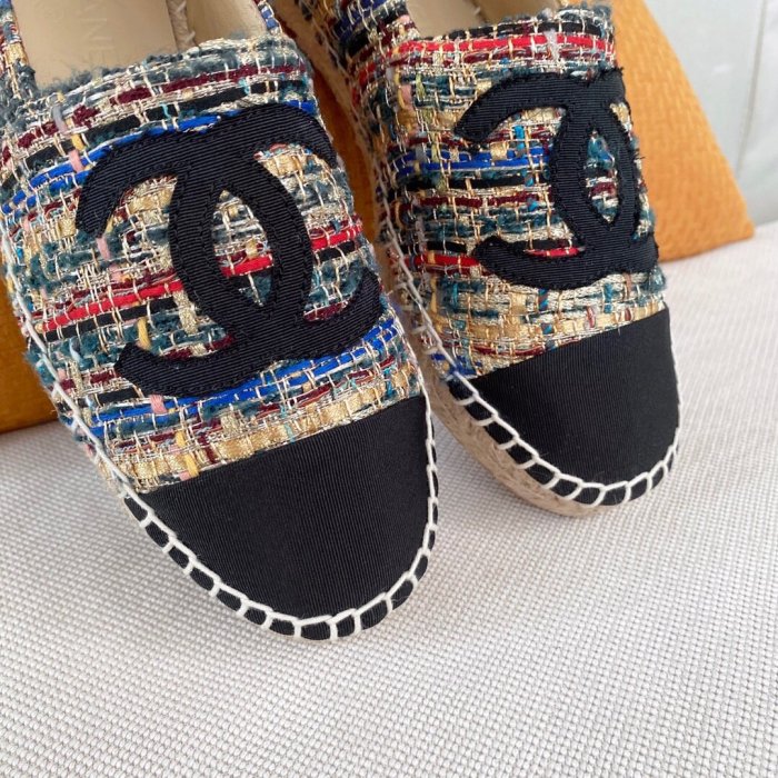 Chanel Women Shoes Fashion Espadrille Luxury Brand Casual Shoes for Women ESPADRILLE with Original Box Espadrilles