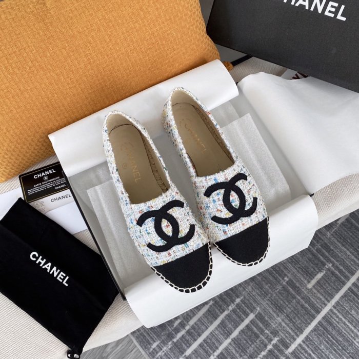 Chanel Women Shoes Fashion Espadrille Luxury Brand Casual Shoes for Women ESPADRILLE with Original Box Espadrilles