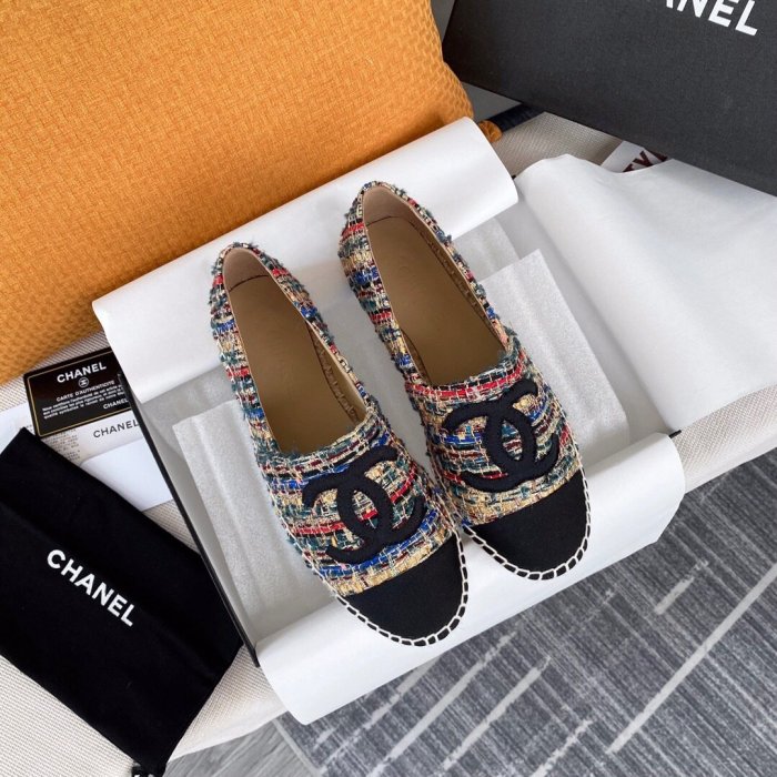Chanel Women Shoes Fashion Espadrille Luxury Brand Casual Shoes for Women ESPADRILLE with Original Box Espadrilles