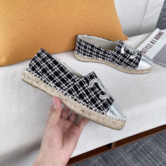 Chanel Women Shoes Fashion Espadrille Luxury Brand Casual Shoes for Women ESPADRILLE with Original Box Espadrilles