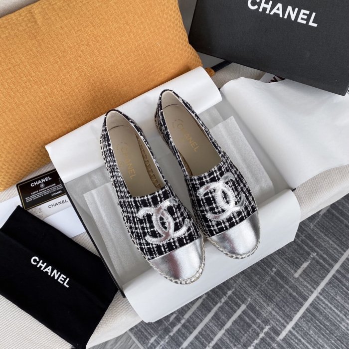 Chanel Women Shoes Fashion Espadrille Luxury Brand Casual Shoes for Women ESPADRILLE with Original Box Espadrilles