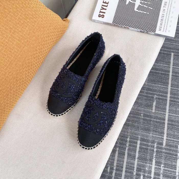 Chanel Women Shoes Fashion Espadrille Luxury Brand Casual Shoes for Women ESPADRILLE with Original Box Espadrilles