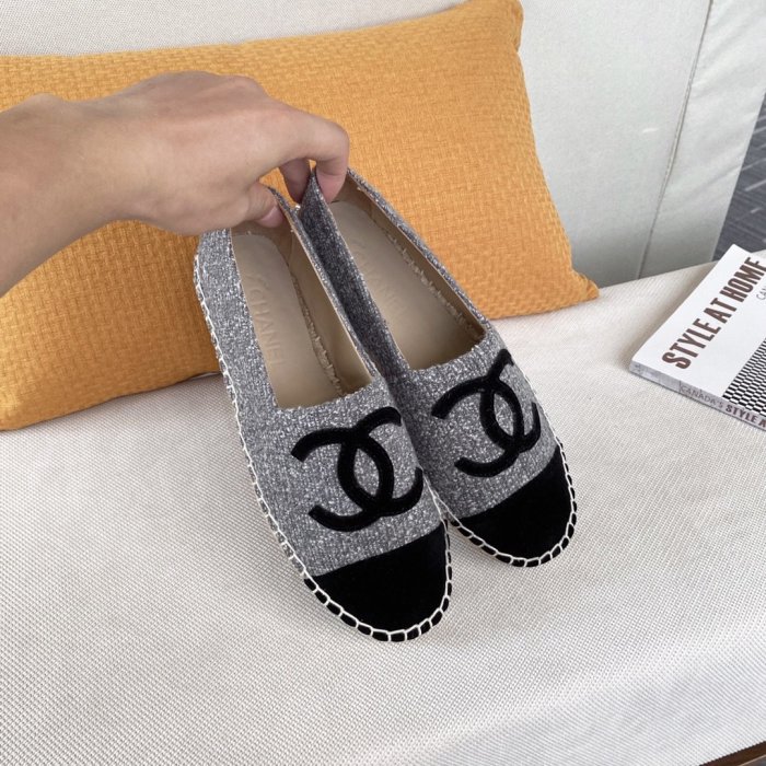 Chanel Women Shoes Fashion Espadrille Luxury Brand Casual Shoes for Women ESPADRILLE with Original Box Espadrilles
