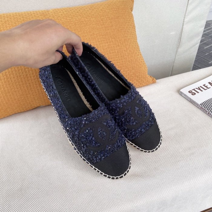 Chanel Women Shoes Fashion Espadrille Luxury Brand Casual Shoes for Women ESPADRILLE with Original Box Espadrilles