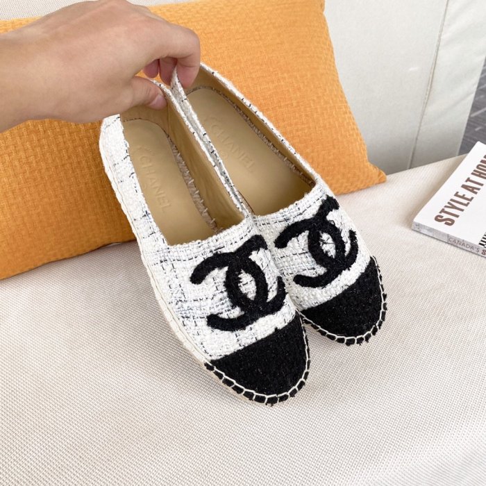 Chanel Women Shoes Fashion Espadrille Luxury Brand Casual Shoes for Women ESPADRILLE with Original Box Espadrilles