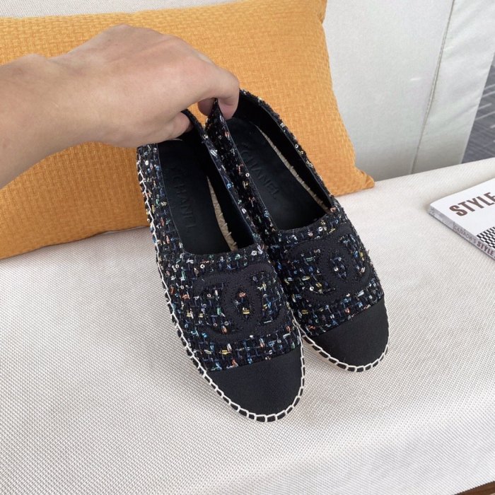 Chanel Women Shoes Fashion Espadrille Luxury Brand Casual Shoes for Women ESPADRILLE with Original Box Espadrilles
