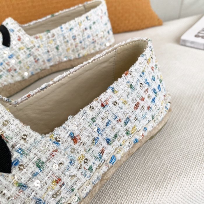 Chanel Women Shoes Fashion Espadrille Luxury Brand Casual Shoes for Women ESPADRILLE with Original Box Espadrilles