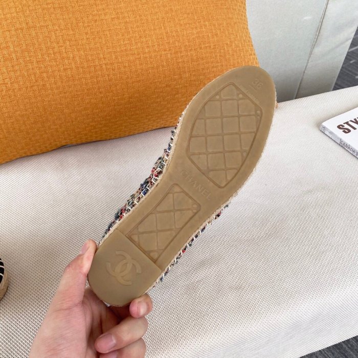 Chanel Women Shoes Fashion Espadrille Luxury Brand Casual Shoes for Women ESPADRILLE with Original Box Espadrilles